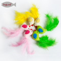 Peluche Animaux Jouets Chat De Cataire Jouets Oiseau Plume Pet Chaton 3 Couleurs Mélange Pour Animaux Fournitures Chats